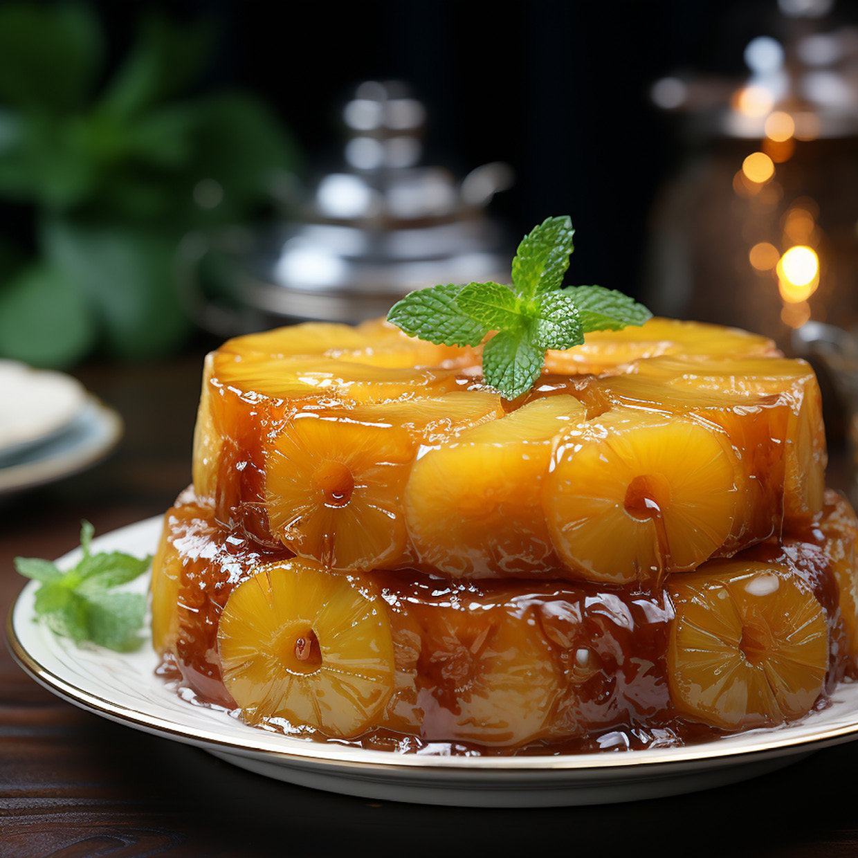 Pineapple Mousse Cake